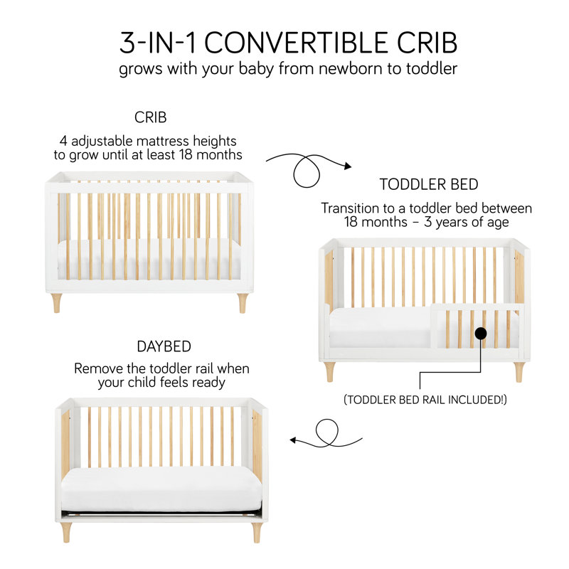 babyletto Lolly 3in1 Convertible Crib & Reviews Wayfair
